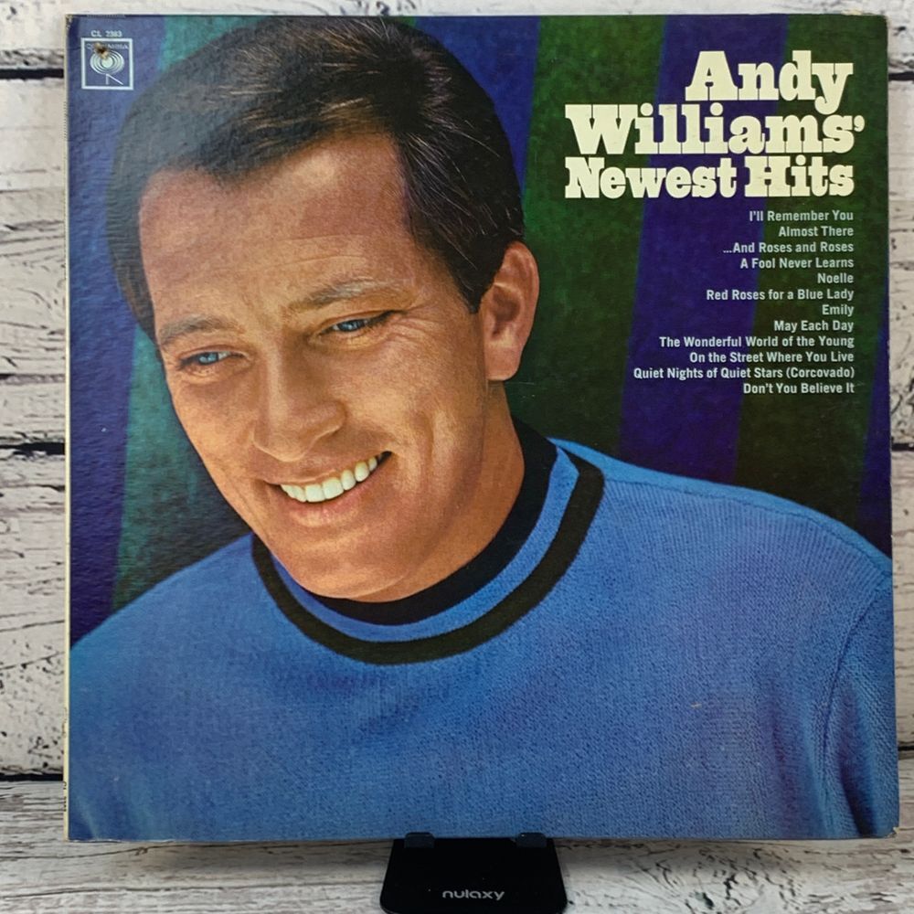 Andy Williams‎ – Newest Hits [1966 Vinyl Record LP] Columbia CL 2383 Mono Album